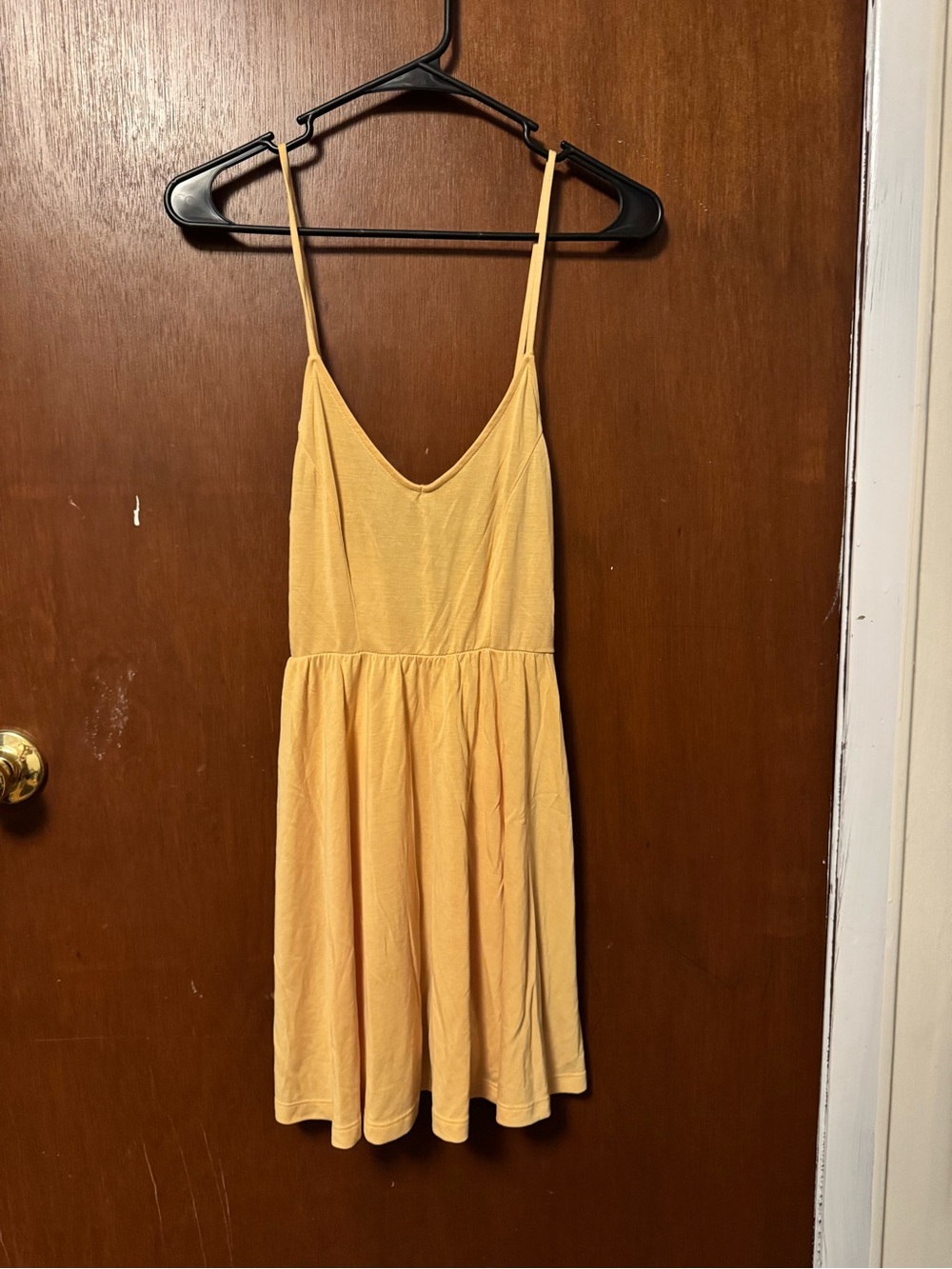 Forever 21 Yellow Spaghetti Strap Mini Dress